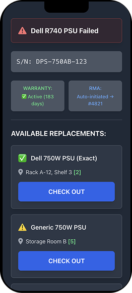 Rack Reserve Mobile App